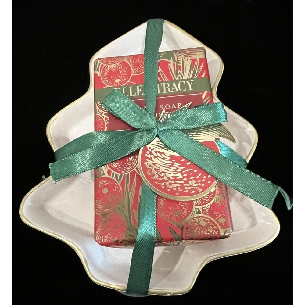 Ellen Tracy Soap Dish & Soap Christmas Tree